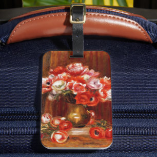 Renoir - Anemones, 1909 Luggage Tag