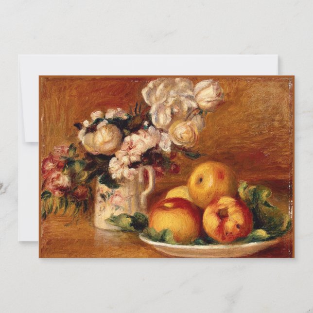 Renoir - Apples and Flowers Card (Front)