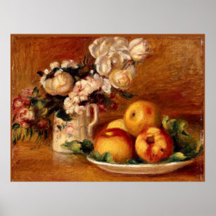 Renoir - Apples and Flowers Poster