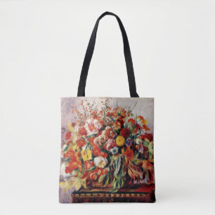 Renoir - Basket of Flowers Tote Bag