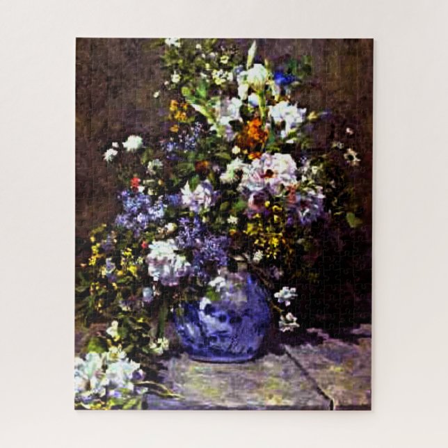 Renoir - Blue Vase Jigsaw Puzzle (Vertical)