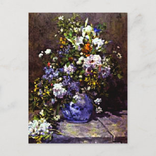 Renoir - Blue Vase Postcard