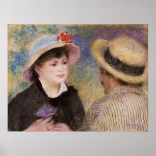Renoir - Boating Couple (Aline and The Artist) Poster