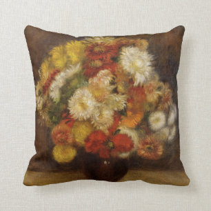 Renoir: Bouquet of Chrysanthemums Cushion
