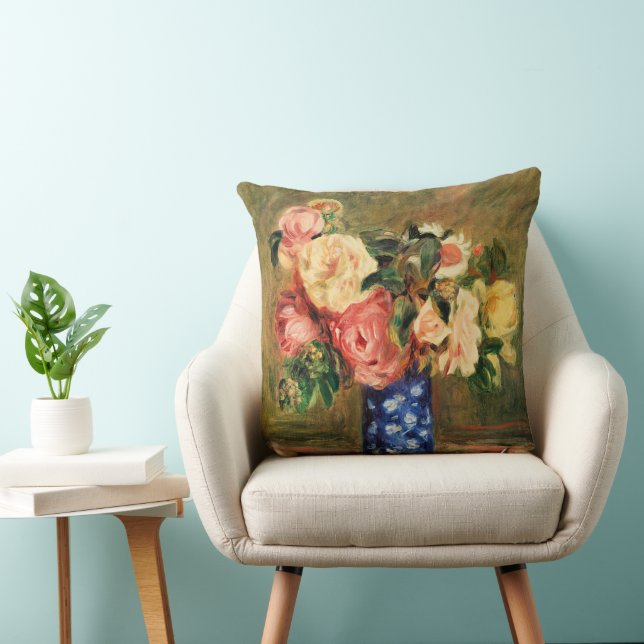 Renoir - Bouquet of Roses Cushion (Chair)