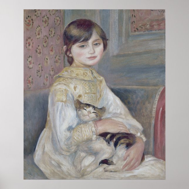 Renoir  - Child with cat Fine Art Poster (Front)