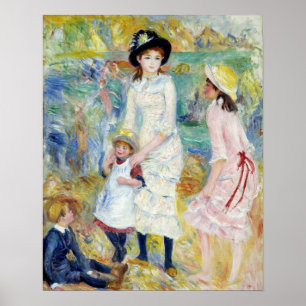 Renoir - Children on the Seashore, Guernsey Poster
