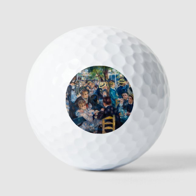Renoir - Dance at Le Moulin de la Galette Golf Balls (Front)
