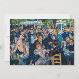Renoir - Dance at Le Moulin de la Galette Invitation