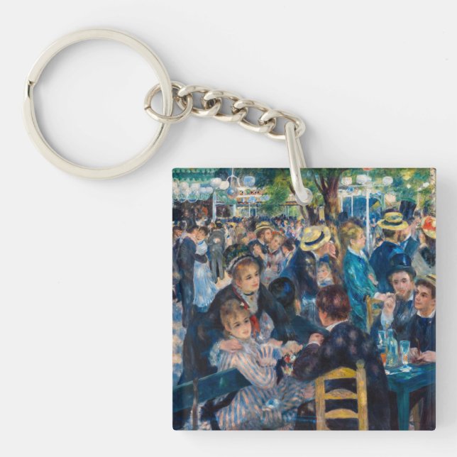 Renoir - Dance at Le Moulin de la Galette Key Ring (Front)