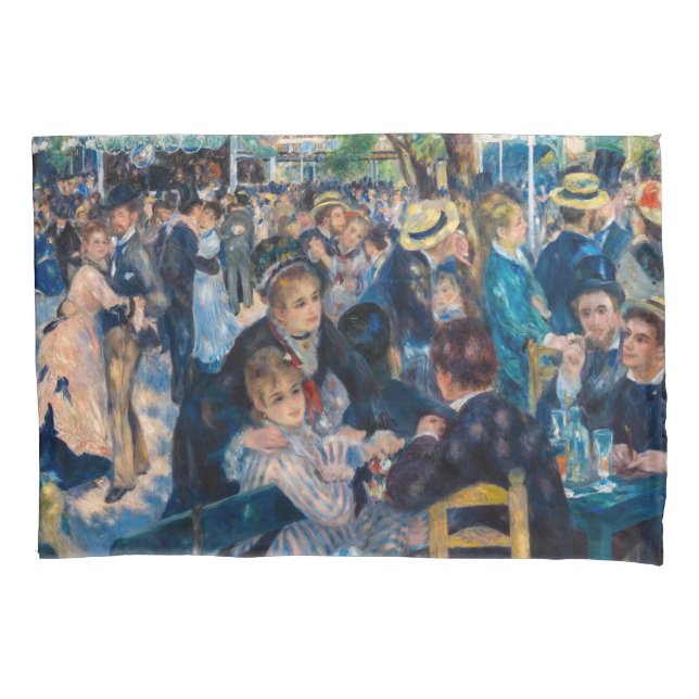 Renoir - Dance at Le Moulin de la Galette Pillowcase (Front)