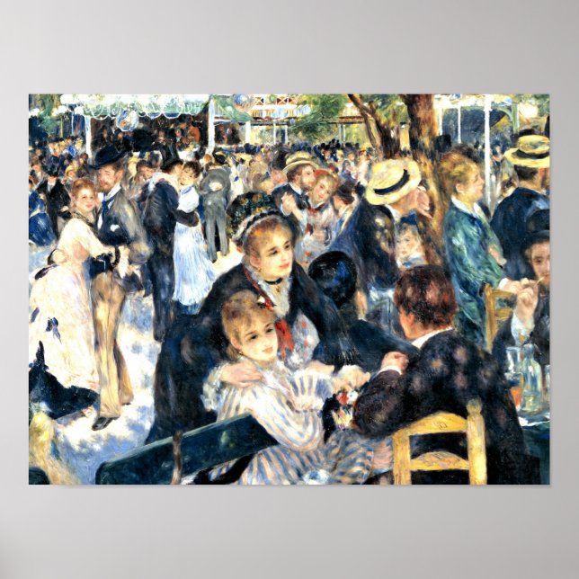 Renoir - Dance at Le Moulin de la Galette Poster (Front)