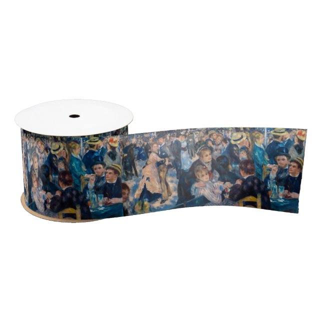 Renoir - Dance at Le Moulin de la Galette Satin Ribbon (Spool)