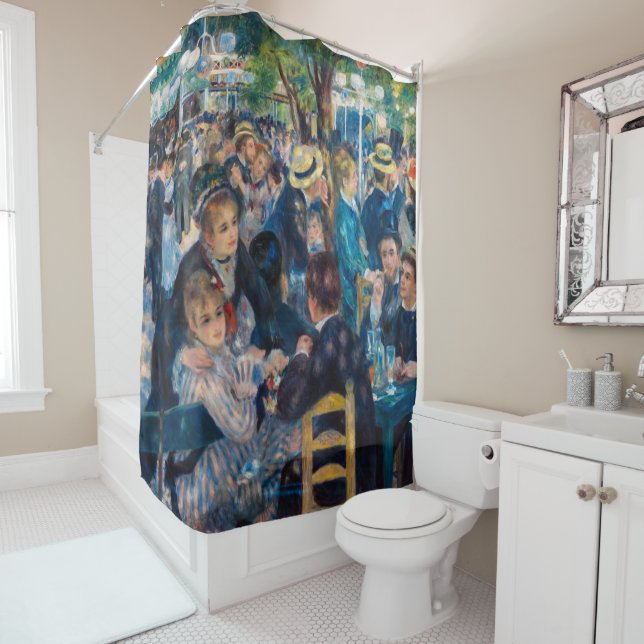 Renoir - Dance at Le Moulin de la Galette Shower Curtain (In Situ)