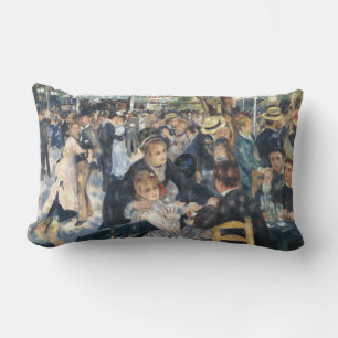 Renoir Dance at Moulin de la Galette Vintage Lumbar Cushion