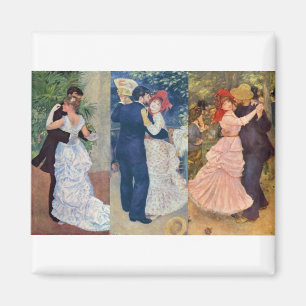 Renoir - Dance in the City, Country, and Bougival Magnet