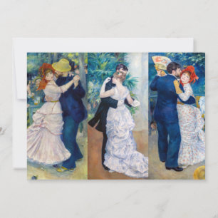 Renoir - Dance serie: Bougival, City & Country Invitation