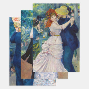 Renoir - Dance serie: Bougival, City & Country Wrapping Paper Sheet