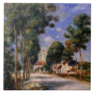 Renoir - Entering the Village of Essoyes Ceramic Tile