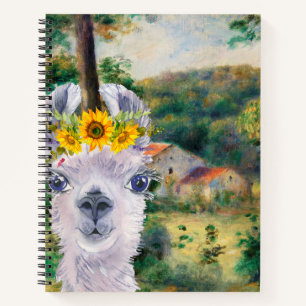Renoir Environs of Briey and the Fancy Llama Notebook