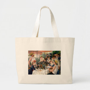 Renoir French Luncheon at the Boating Party Large Tote Bag