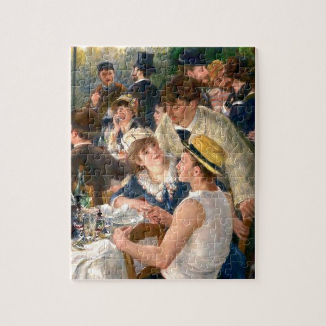 Renoir French Luncheon Boating Party Jigsaw Puzzle (Vertical)