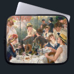 Renoir French Luncheon Boating Party Laptop Sleeve<br><div class="desc">Renoir Impressionism painting Luncheon of the Boating Party - The beautiful painting was created by famous impressionist artist Renoir in 1880-1881. It is one of Renoir's most famous paintings, capturing an atmosphere of ease and fun. Friends are sharing food, wine, and conversation. The painting was done in France, on a...</div>
