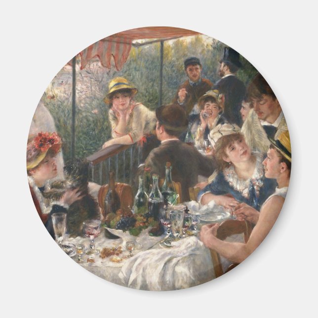 Renoir French Luncheon Boating Party Magnet (Front)