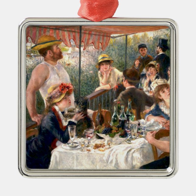 Renoir French Luncheon Boating Party Metal Ornament (Front)