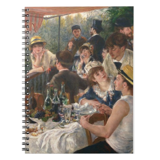 Renoir French Luncheon Boating Party Notebook (Front)