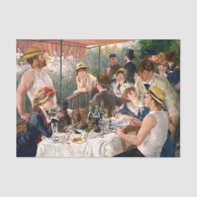 Renoir French Luncheon Boating Party Tissue Paper (Front)