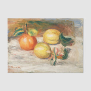 Renoir Fruit Still Life Floral Lemon Decoupage Tissue Paper