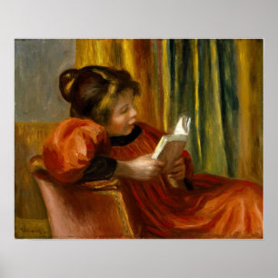 Renoir - Girl Reading Poster