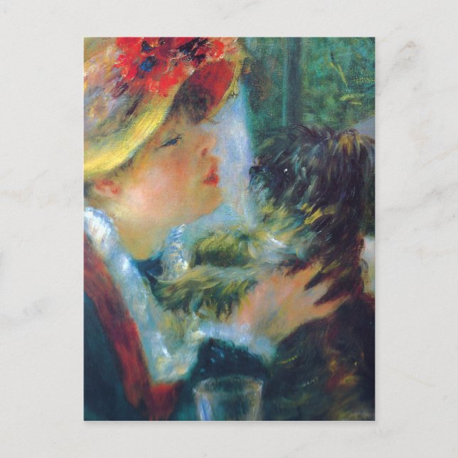 Renoir Girl with Dog Postcard (Front)