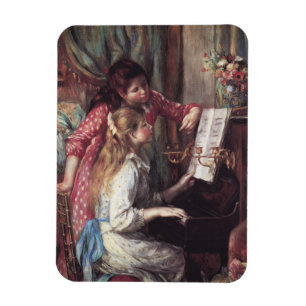 Renoir: Girls at the Piano Magnet