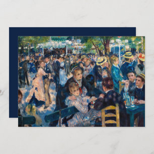 Renoir - Happy New Year / Dance at Moulin Galette Holiday Card