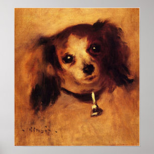 Renoir - Head Of A Dog 1870 Poster