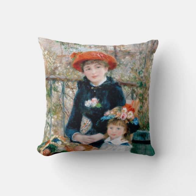 Renoir Impressionist Paintings Cushion (Front)