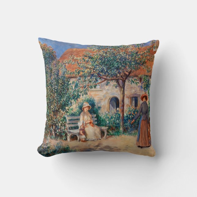 Renoir - In Brittany, famous painting, Cushion (Front)