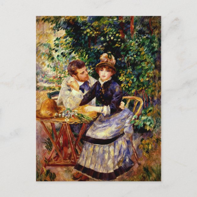 Renoir - In the Garden, beautiful painting Postcard (Front)