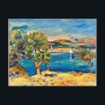 Renoir - L'Estaque, fine art landscape painting Postcard<br><div class="desc">L'Estaque,  fine art Landscape painting by French Impressionist artist Pierre Auguste Renoir</div>