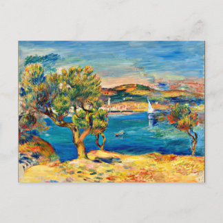 Renoir - L'Estaque, fine art landscape painting Postcard