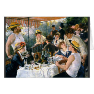 Renoir "Luncheon of the Boating Party" Card