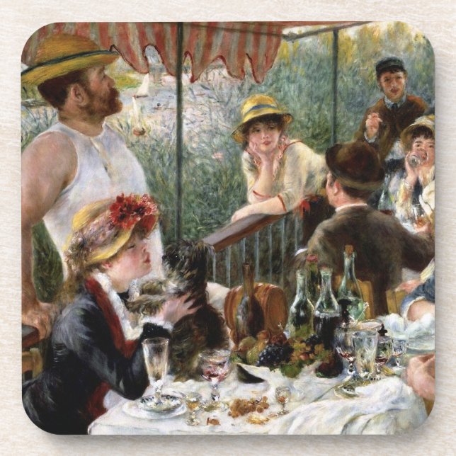 Renoir: Luncheon of the Boating Party Coaster (Front)