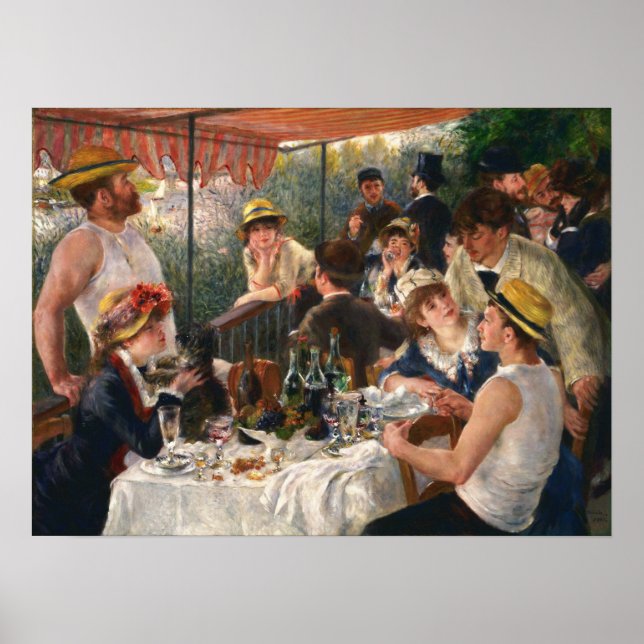Renoir - Luncheon Of The Boating Party Poster (Front)