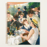 Renoir  Luncheon of the Boating Party Renoir     Planner<br><div class="desc">Pierre-Auguste Renoir.  Luncheon of the Boating Party . Group portrait in blue tones. In the summer,  a group of people sits at a table on the street. Girls and men talk. Reproduction of famous works of art  images in the public domain.</div>