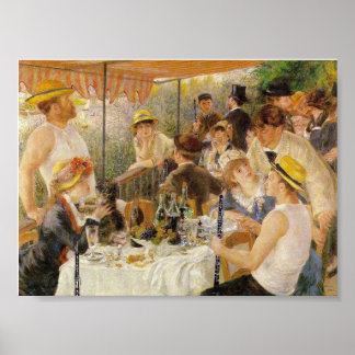 Renoir, Luncheon of the Boating Party (with Oboes) Poster