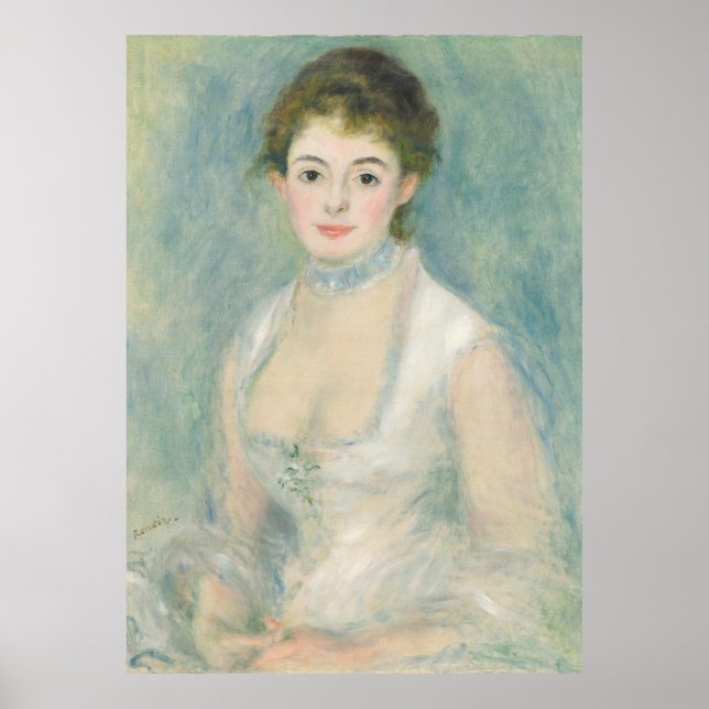 Renoir Madame Henriot Portrait Fine Art Poster (Front)