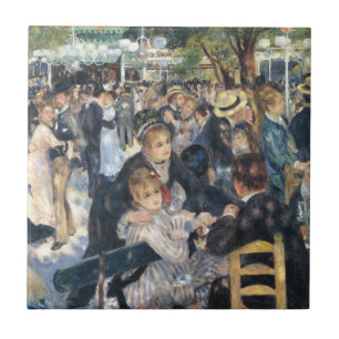 Renoir Moulin Dance Galette Party Ceramic Tile