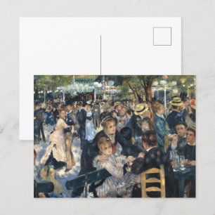 Renoir Moulin Dance Galette Party Postcard